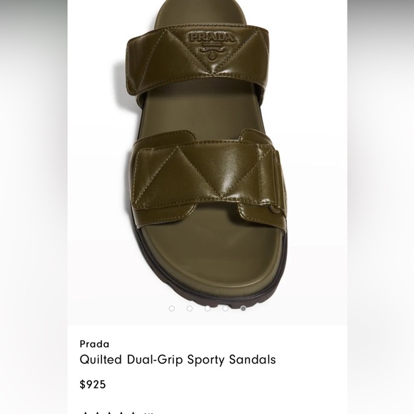 Quilted Dual-Grip Sporty Sandals size 37 (7US women) brand new with box & bags - Picture 2 of 2